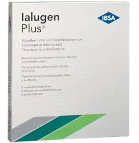 Ialugen Plus Medizinalgaze 10x10cm 5 ks