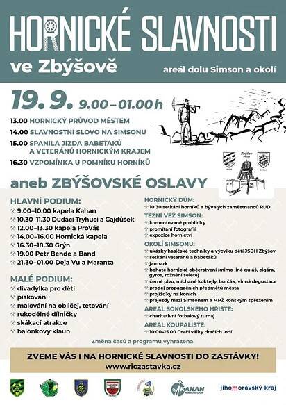 Hornické slavnosti ve Zbýšově | Jižní Morava