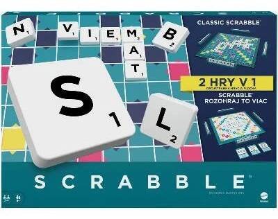 Mattel Scrabble Originál ve slovenštině (2 hry v 1)