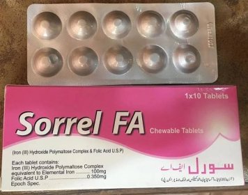 Sorrel F.A Tablets - Taqwa Pharmaceutical & Surgical