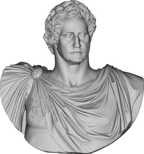 George Washington, Prezident, Poprsí, 3D