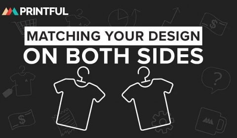 All-over clothing - matching your design on both sides - Printful Print on Demand