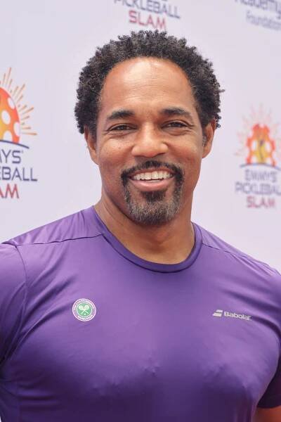 Jason George at the Emmys Pickleball Slam.