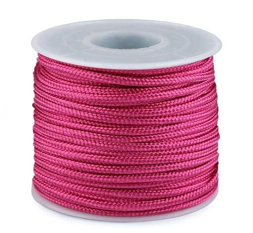 Padáková / oděvní šňůra Ø2,5 mm, střední, 6 pink (bal. 25)