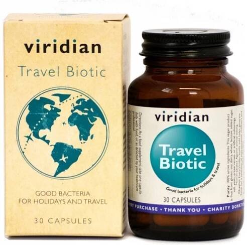 Viridian Travel Biotic 30 kapslí