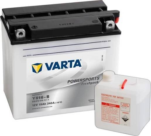 Varta YB16-B 12V 19Ah od 1 153 Kč