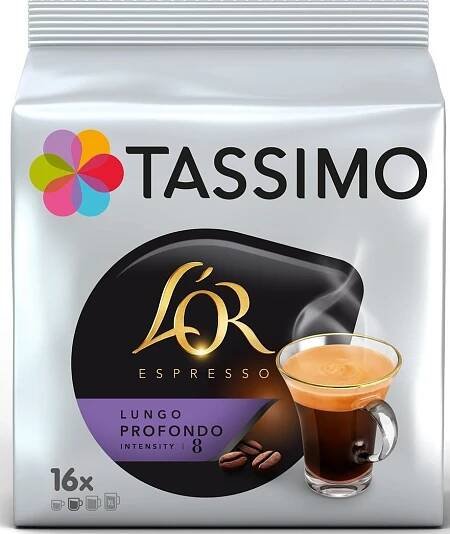 Tassimo kapsle L'OR Lungo Profondo 16 ks
