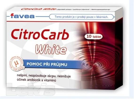 Favea CitroCarb White 10 tablet