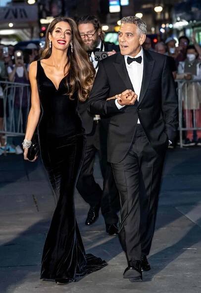 George and Amal Clooney at The Albies in September 2024