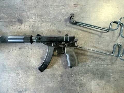 SA61 VZ61 pažba sklopná přes tlumič nebo kolimátor (Bazar zbraní - Doplňky na zbraně) - ZBRANĚ.cz
