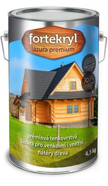 FORTEKRYL lazura PREMIUM 4,5 kg