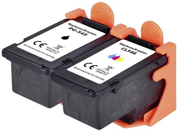 Renkforce Ink náhradní Canon PG-545, CL-546 kompatibilní kombinované balení černá, azurová, purppurová, žlutá RF-5628896