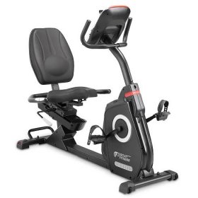 Recumbent Magnetic Exercise Bike with Heart Rate Monitor