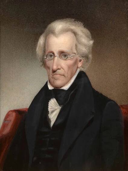 Painting of President Andrew Jackson.