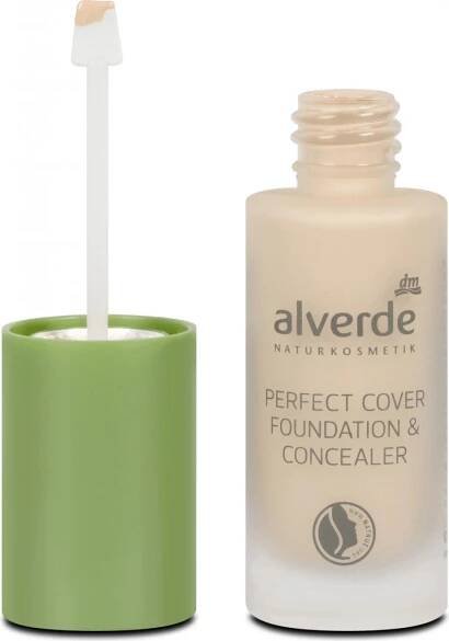 alverde naturkosmetik make-up & korektor Perfect 10 Vanilla 20 ml
