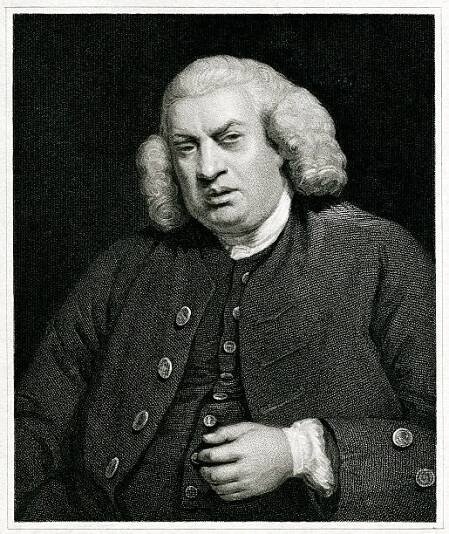 samuel johnson - 1837 stock ilustrace