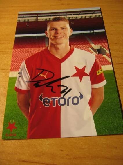 David DOUDĚRA - Slavia Praha - originál autogram - Ostatní sběratelské předměty