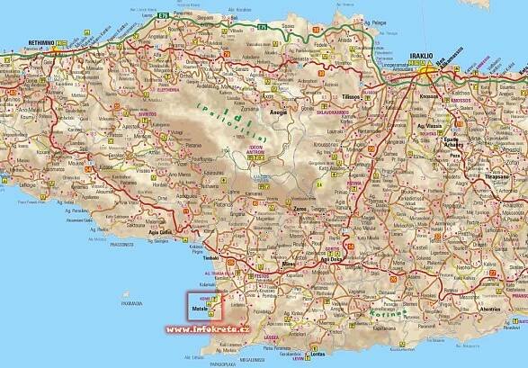 Infokreta.cz - Kréta, Letovisko Matala