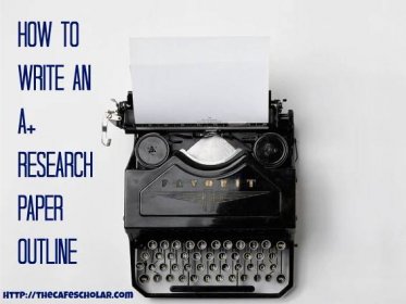How to Write an A+ Research Paper Outline » The Cafe Scholar