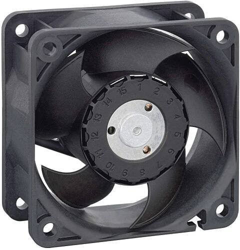 EBM Papst 624 L axiální ventilátor, 24 V/DC, 21 m3/h, (d x š x v) 25 x 60 x 60 mm, 9292207005