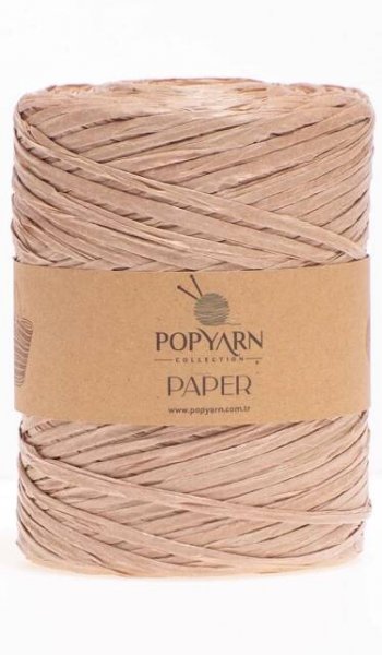 Papírová příze Paper B500 - hnědá, 250g 360m vhodná pro macrame