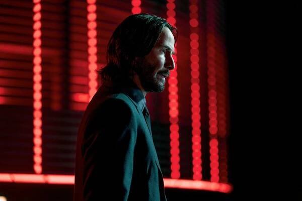 Keanu Reeves as John Wick in John Wick: Chapter 4