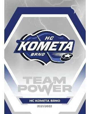 hokejová kartička 2021-22 SportZoo Tipsport Extraliga Team Power TP-20 Týmové Logo HC Kometa Brno