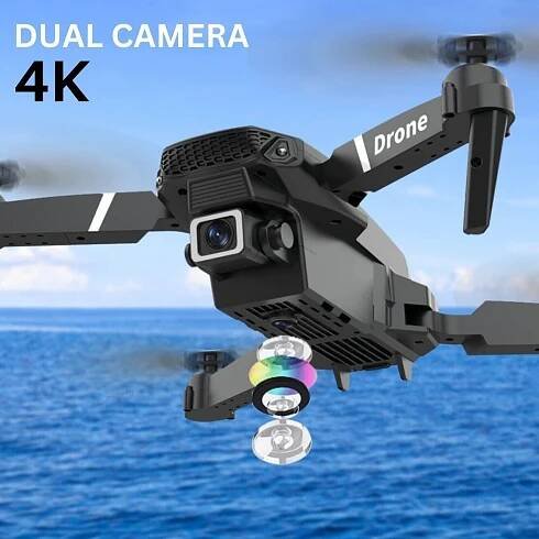 Drone X Pro WiFi FPV 4K HD Wide Angle Dual Camera Selfie Quadcopter