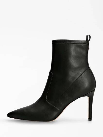 FL7DF3ELE10-BLACK KRÁTKÉ KOZAČKY – Guess Ženy