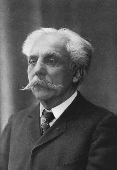 Gabriel Fauré (1845-1924), French composer, organist, pianist and teacher.