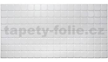 Obkladové panely 3D PVC rozměr 960 x 480 mm obklad bílý malý