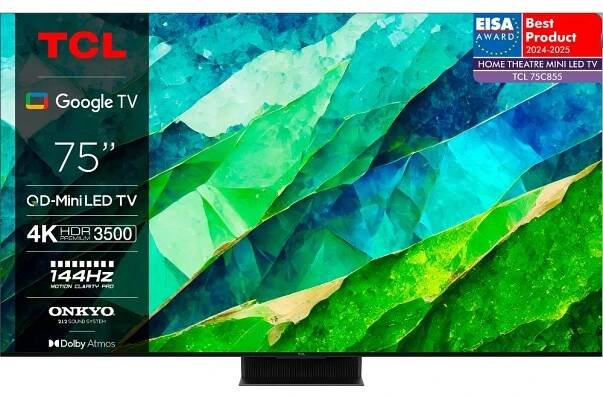 QLED televize TCL 75C855