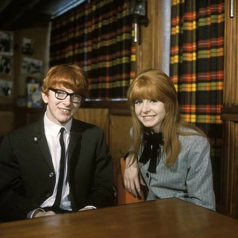 Peter and Jane Asher in 1964