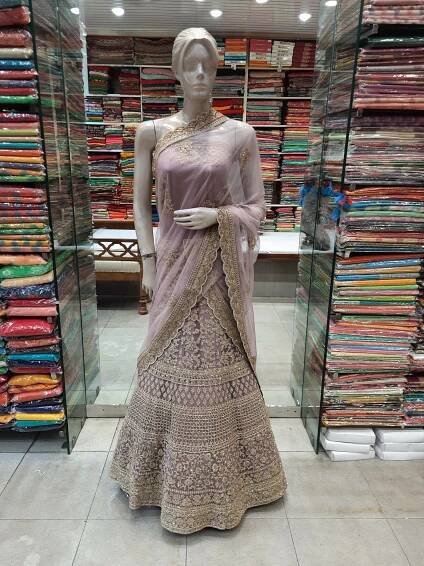Biege Lehenga Choli