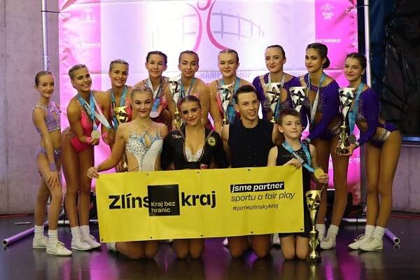 Zlínský MV team bral na mistrovství světa v aerobiku 9 medailí - ZLIN.CZ