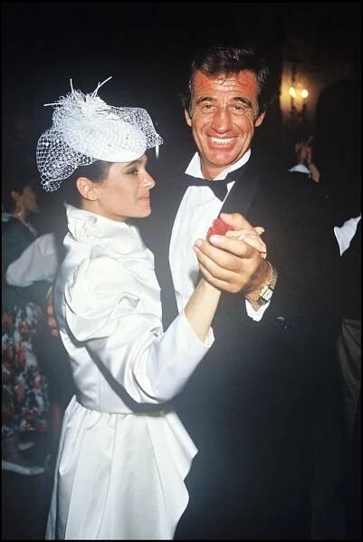 FOTO: Herec Jean-Paul Belmondo se svou dcerou Patricií, která zemřela při požáru bytu v Paříži.