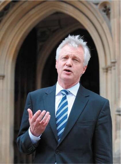 David Davis, who stunned the Conservative leadership last year by quitting as shadow Home Secretary