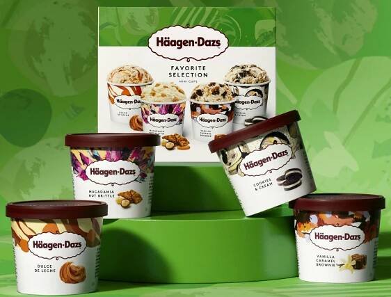 Häagen-Dazs Favorite Selection multipack (4×95 ml)