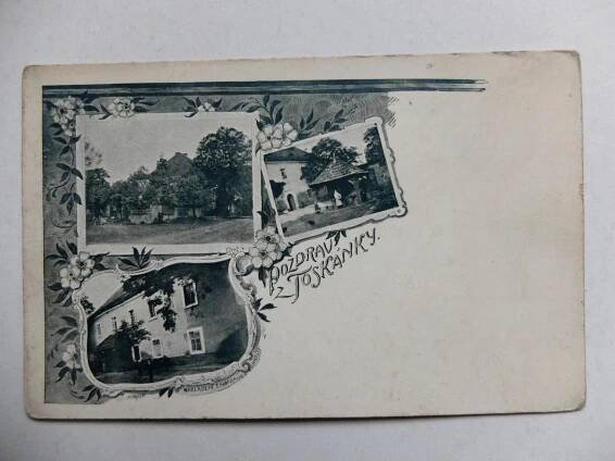 TOSKÁNKA BRAŠKOV PLETENY ÚJEZD 1910 UNHOŠŤ KLADNO