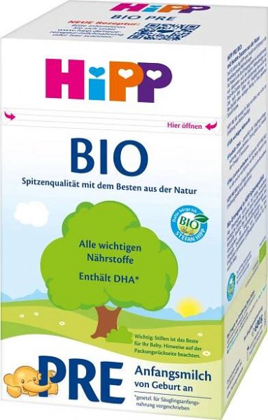 Hipp Bio Anfangsmilch Pre (600 g) ab 9,95 € (Oktober 2025 Preise) | Preisvergleich bei idealo.de