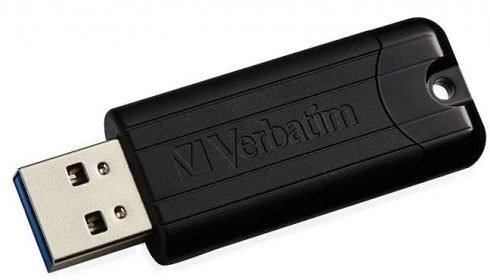 VERBATIM Flash disk Store 'n' Go PinStripe/ 32GB/ USB 3.0/ černá