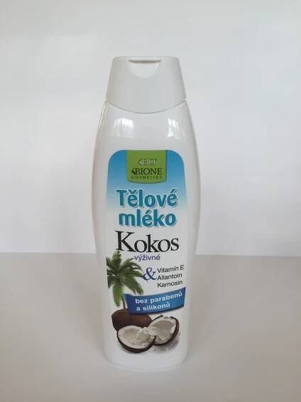 Bione tělové mléko KOKOS, 500 ml