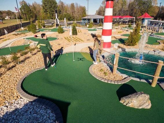Outdoor Mini Golf | Compass Entertainment | Irvington, VA