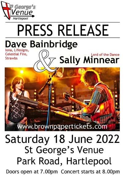 Dave Bainbridge & Sally Minnear Concert - St George's, Hartlepool