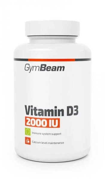 GymBeam Vitamin D3 2000 IU 60 caps