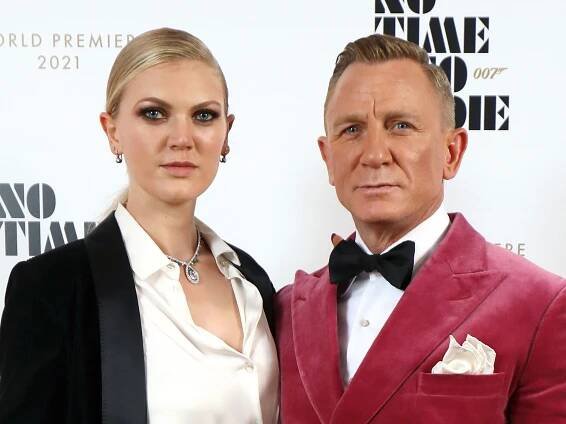 Nepo baby with a James Bond dad and A-list stepmom shows off sculpted features in brand new pics