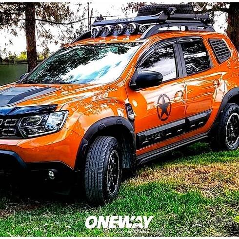 Oneway lemy blatníků + panely bočních dveří Dacia Duster II -- rok výroby 2018-2024 s parkovacím asistentem (Offroad