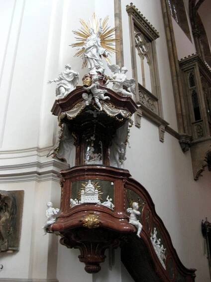 Bezplatný obrázek: kazatelnu, stěny