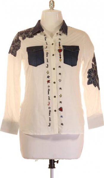 DESIGUAL Dámská Košile Bílá Outlet Vel.  XXL