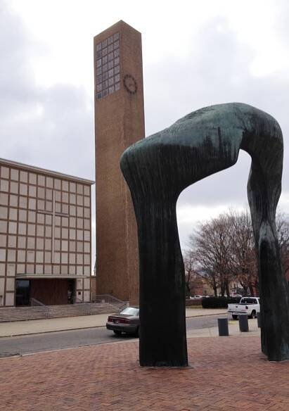 Columbus is a very interesting city with a large collection of public art - in the form of sculptures AND buildings.